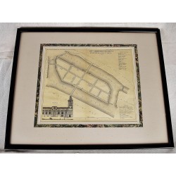 9e arrondissement, n. 33, quartier de l'Ile Saint Louis (Petit atlas pittoresque des 48 quartiers de la ville de Paris) (Original Framed Map)